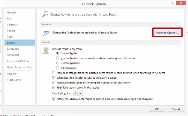 outlook-13-options-search-indexing-options